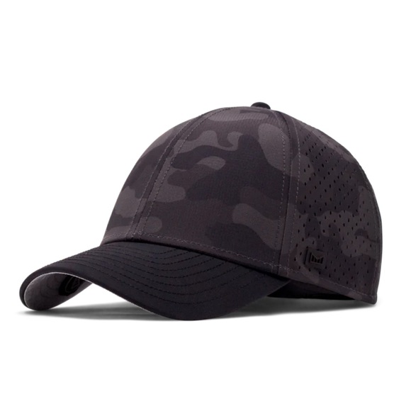 Melin A-GAME HYDRO Performance Snapback Hat Black Camo SZ CLASSIC